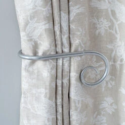 Large Crook Holdback (Right Side) In Mercury -Home Decor Shop 637gme 12