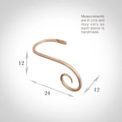 Large Crook Holdback (Right Side) In Old Ivory -Home Decor Shop 637goi 13