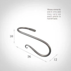 Large Shepherd's Crook Holdback (Right Side) In Polished 7 Large Shepherd's Crook Holdback (Right Side) In Polished -Home Decor Shop 637jpo 13