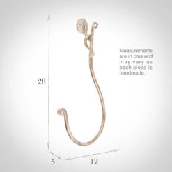 Small Swing Holdback (12cm Embrace) In Old Ivory -Home Decor Shop 637kkoi 13