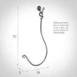 Large Swing Holdback (16cm Embrace) In Polished -Home Decor Shop 637kpo 13