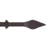 12mm Spear Finial In Matt Black -Home Decor Shop 643mb 1