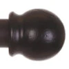 38mm Cannonball Finial In Matt Black -Home Decor Shop 646mb 11