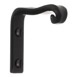 Dormer Rod Support Bracket In Matt Black