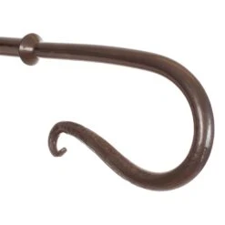 20mm Shepherd's Crook Finial In Polished -Home Decor Shop 681po 2
