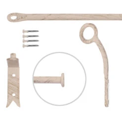 12mm Self-Closing Button Portiere In Old Ivory 9 12mm Self-Closing Button Portiere In Old Ivory -Home Decor Shop 686aoi 20