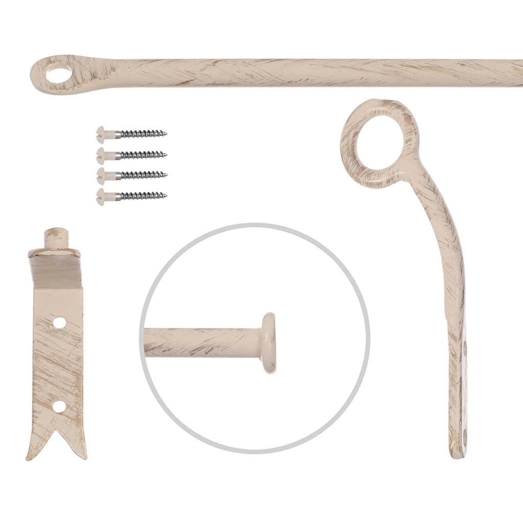 12mm Self-Closing Button Portiere In Old Ivory 6 12mm Self-Closing Button Portiere In Old Ivory - Image 4