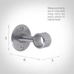 20mm Sleeve Bracket In Mercury 8 20mm Sleeve Bracket In Mercury -Home Decor Shop 687me 13