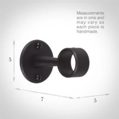 25mm Sleeve Bracket In Beeswax -Home Decor Shop 688bw 13