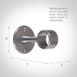 25mm Sleeve Bracket In Mercury -Home Decor Shop 688me 13