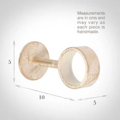 38mm Sleeve Bracket In Old Ivory -Home Decor Shop 689oi 13