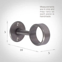 38mm Sleeve Bracket In Polished 10 38mm Sleeve Bracket In Polished -Home Decor Shop 689po 13