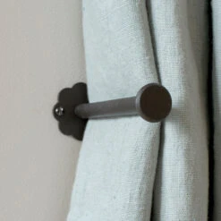 Draper's Button Holdback In Beeswax 9 Draper's Button Holdback In Beeswax -Home Decor Shop 691abw 30