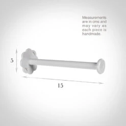 Draper's Button Holdback In Clay -Home Decor Shop 691acl 13