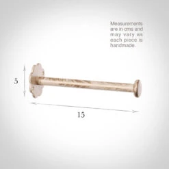 Draper's Button Holdback In Old Ivory -Home Decor Shop 691aoi 13