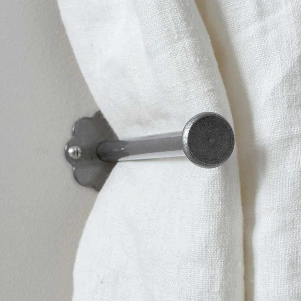 Draper's Button Holdback In Polished 4 Draper's Button Holdback In Polished - Image 2