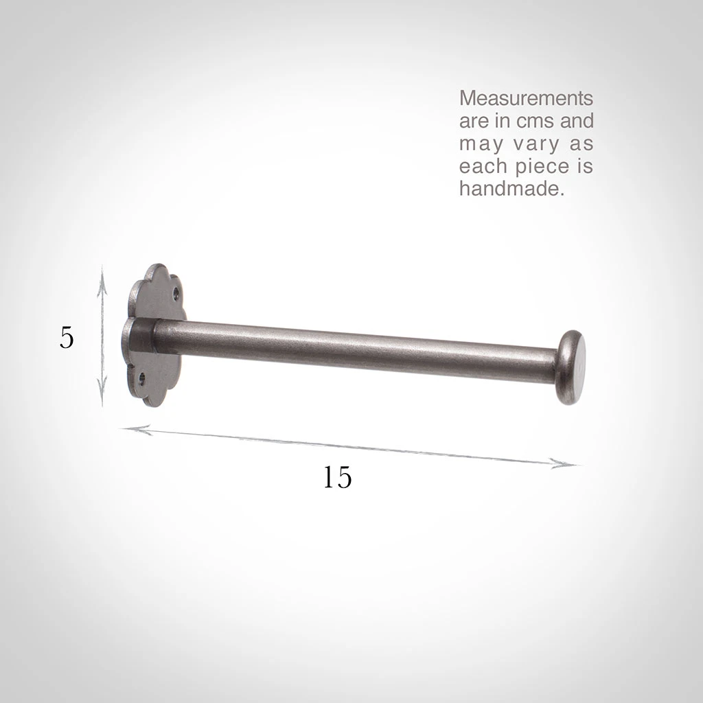 Draper's Button Holdback In Polished 5 Draper's Button Holdback In Polished - Image 3