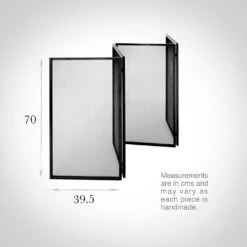 Oxford Hinged Fireguard In Matt Black -Home Decor Shop 7025mb 13