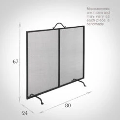 Hereford Fireguard In Matt Black -Home Decor Shop 714mb 13