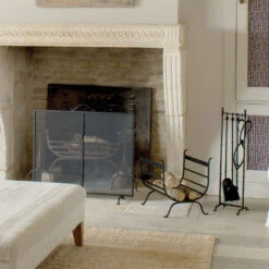 Hereford Fireguard In Matt Black -Home Decor Shop 714mb 30