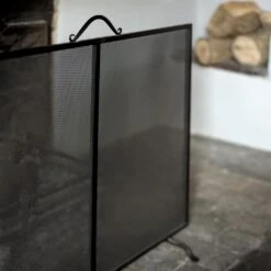 Hereford Fireguard In Matt Black -Home Decor Shop 714mb 31