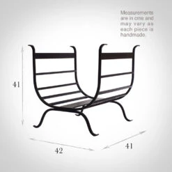 Chappel Log Basket In Matt Black 11 Chappel Log Basket In Matt Black -Home Decor Shop 715mb 13