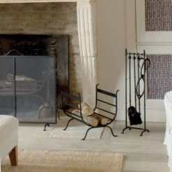 Elmsett Companion Set With Ball Handles,Matt Black -Home Decor Shop 7404amb 30