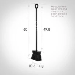 Suffolk Brush In Matt Black -Home Decor Shop 7412mb 13