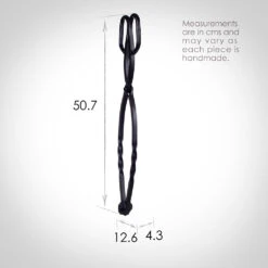 Suffolk Tongs In Matt Black -Home Decor Shop 7413mb 13