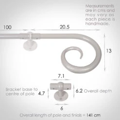 1m 16mm Crook Pole Pack In Clay 8 1m 16mm Crook Pole Pack In Clay -Home Decor Shop 801cl 13