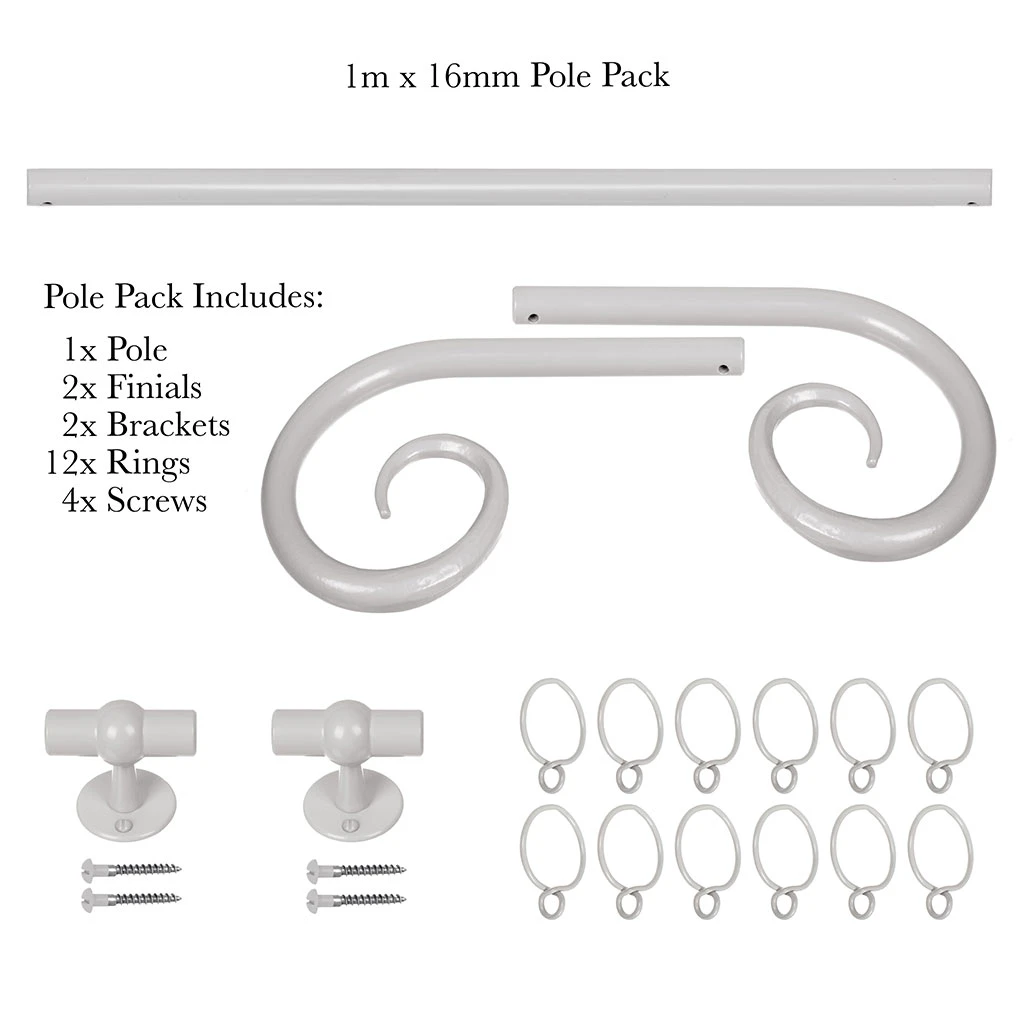 1m 16mm Crook Pole Pack In Clay 6 1m 16mm Crook Pole Pack In Clay - Image 4