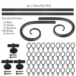 3m 16mm Crook Pack In Beeswax -Home Decor Shop 804bw 20