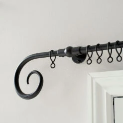 3m 16mm Crook Pack In Matt Black -Home Decor Shop 804mb 12