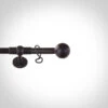 1.5m 16mm Cannonball Pack In Matt Black -Home Decor Shop 814mb 11