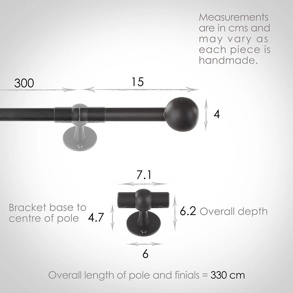 3m 16mm Cannonball Pole Pack In Beeswax 5 3m 16mm Cannonball Pole Pack In Beeswax - Image 3