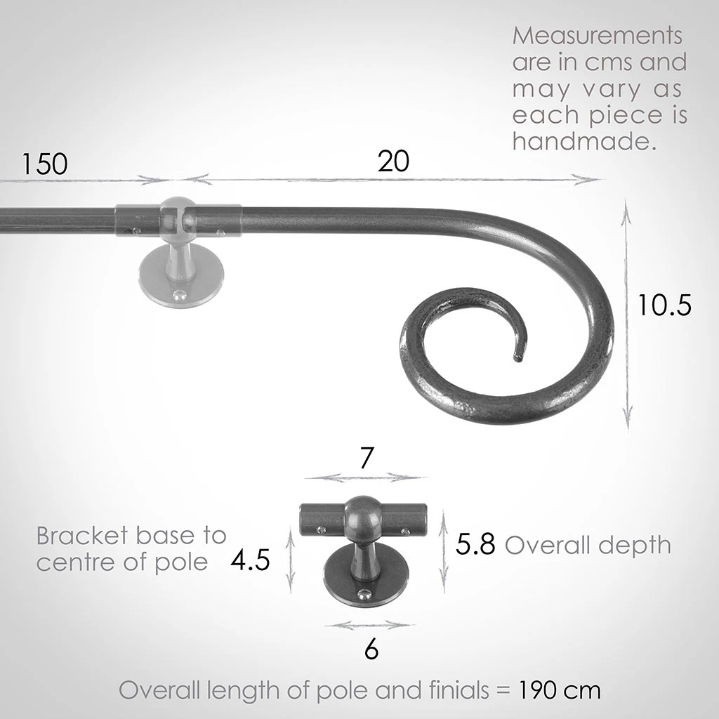 1.5m 12mm Crook Pack In Polished 5 1.5m 12mm Crook Pack In Polished - Image 3