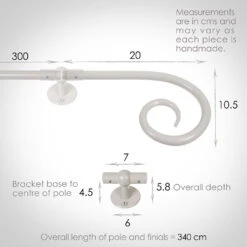 3m 12mm Crook Pack In Clay -Home Decor Shop 828cl 13