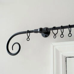 3m 12mm Crook Pack In Matt Black -Home Decor Shop 828mb 12