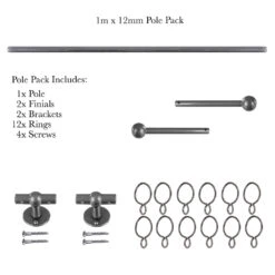 1m 12mm Cannonball Pack In Polished -Home Decor Shop 829po 20