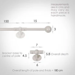 1.5m 12mm Cannonball Pack In Clay -Home Decor Shop 830cl 13