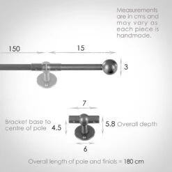 1.5m 12mm Cannonball Pack In Polished 9 1.5m 12mm Cannonball Pack In Polished -Home Decor Shop 830po 13