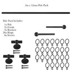 2m 12mm Cannonball Pack In Beeswax -Home Decor Shop 831bw 20