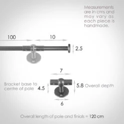 1m 12mm Button Pack In Polished -Home Decor Shop 834po 13