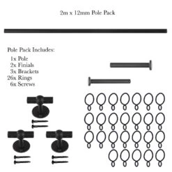 2m 12mm Button Pack In Beeswax -Home Decor Shop 842bw 20