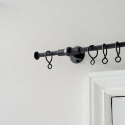 2m 12mm Button Pack In Matt Black -Home Decor Shop 842mb 12