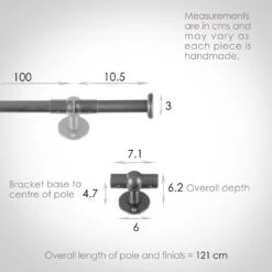 1m 16mm Button Pack In Polished -Home Decor Shop 846po 13