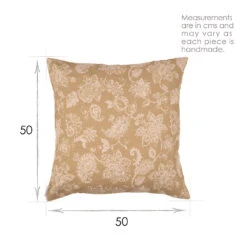 Cushion Cover In Gold Cavendish -Home Decor Shop SCCVGO 13
