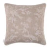 Cushion Cover In White Printed Isabelle Contrast Piping