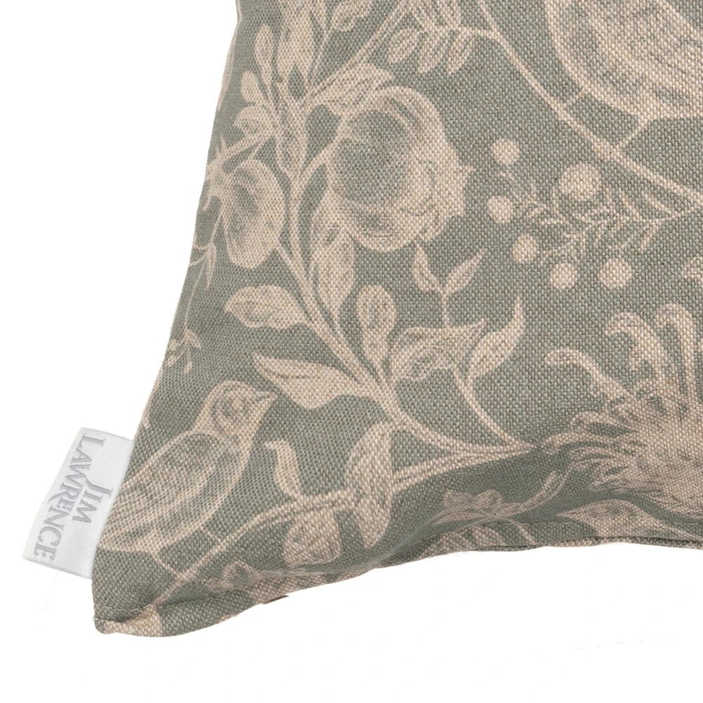 Cushion Cover In Duck Egg Woodland 6 Cushion Cover In Duck Egg Woodland - Image 4