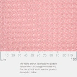 Spring Leaf Fabric In Raspberry -Home Decor Shop SRSLRB 13